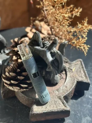 ILIA哩亞電子煙主機,適配通用一代煙彈,【布纹藍】布紋系列煙桿