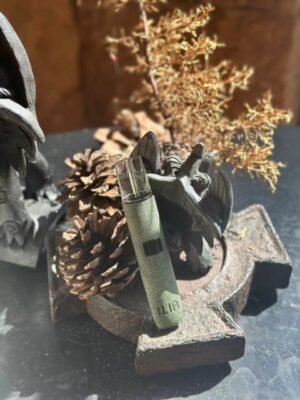 ILIA哩亞電子煙主機,適配通用一代煙彈,【布紋綠】布紋系列煙桿