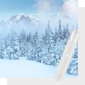 ILIA哩啞電子煙主機,【初雪白】,適配通用一代煙彈, 發光霧化桿