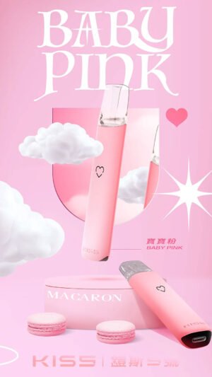 Kis5鎧斯電子煙主機,適配一代煙彈 ,【寶寶粉】多色可選擇