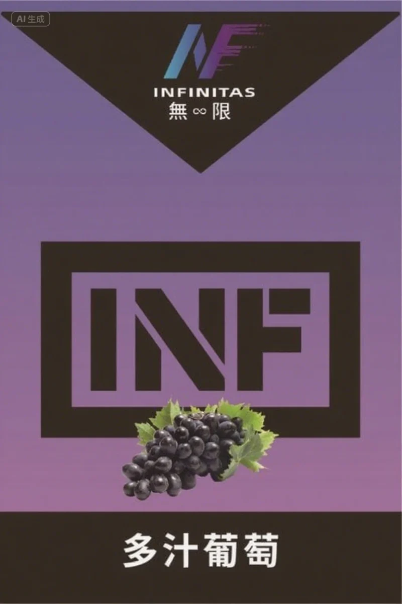 【多汁葡萄】INF無限煙彈,通用一代主機,多種口味多種選擇,台灣現貨,口感細膩
