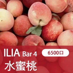 ILIA哩亞,BAR 4一次性/拋棄式電子煙,【蜜桃】6500口霧化棒