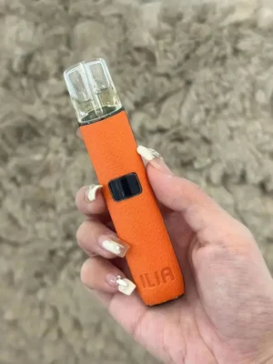 ILIA哩亞電子煙主機,適配通用一代煙彈,【Hermes橙】皮革系列煙桿
