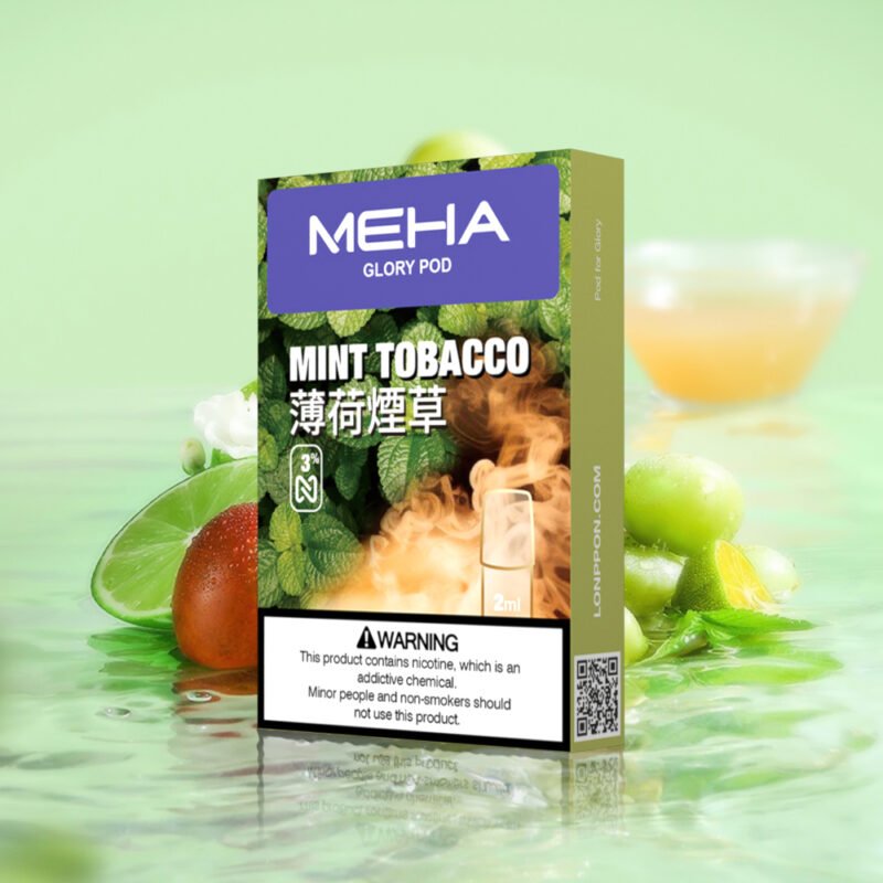 【薄荷煙草】Meha魅嗨煙彈、電子煙煙彈、通用一代主機、口感細膩
