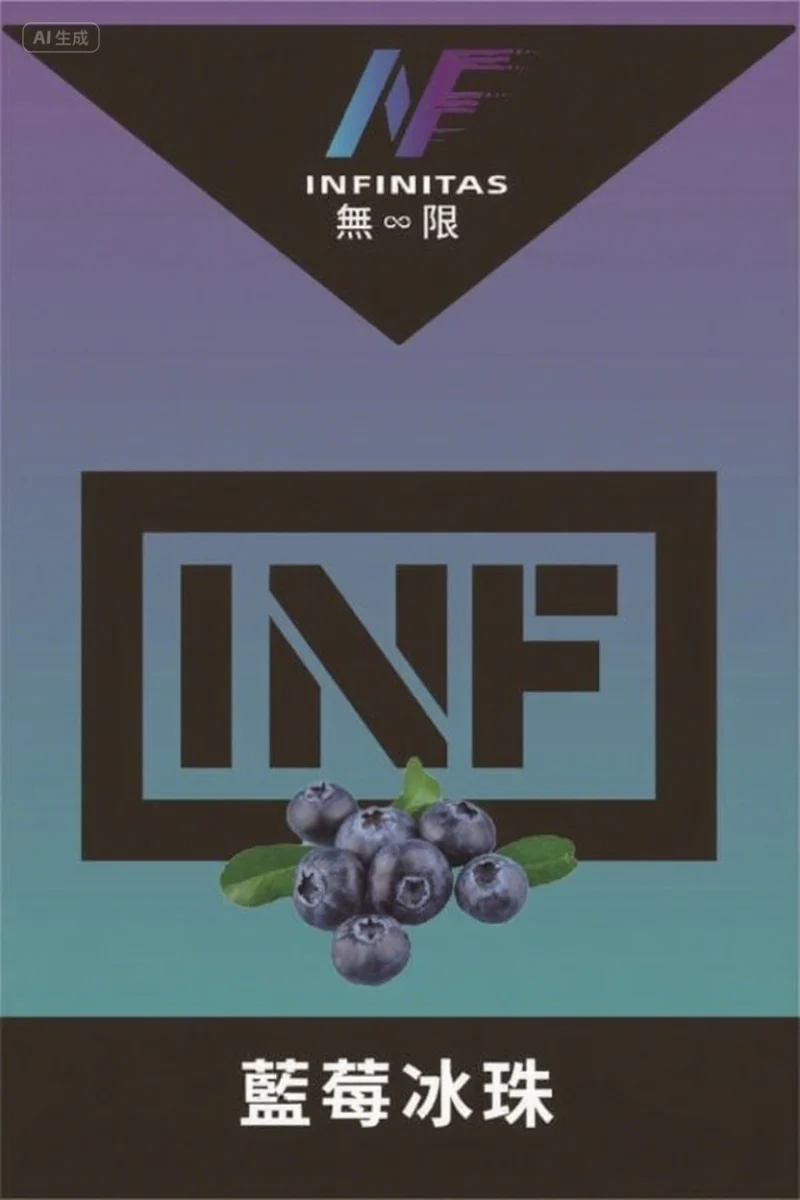 【蓝莓冰珠】INF無限煙彈,通用一代主機,多種口味多種選擇,台灣現貨,口感細膩