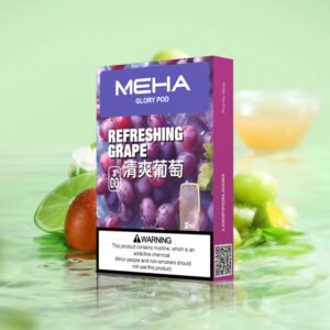 【清爽葡萄】Meha魅嗨煙彈、電子煙煙彈、通用一代主機、口感細膩