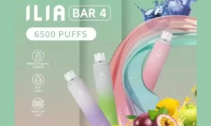 ILIA哩亞,BAR 4一次性/拋棄式電子煙,【冰葡萄柚】6500口霧化棒