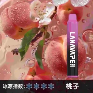 LANA ZOLT,一次性/拋棄式電子煙, 【桃子】8000口大容量