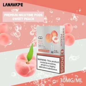 【水蜜桃】LANA發光電子煙煙彈、 通用ILIA、SP2S、RELX、DIYA、VAKA等一代主機、原裝正品、7-11貨到付款