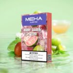 【紅心芭樂】Meha魅嗨煙彈、電子煙煙彈、通用一代主機、口感細膩
