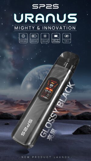 SP2S思博瑞注油電子煙主機,【亮黑色】天王星小煙機套裝,4色可選