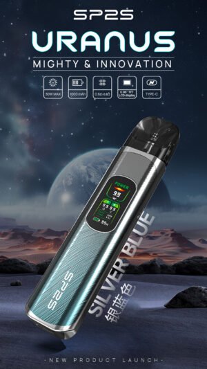 SP2S思博瑞注油電子煙主機,【藍銀色】天王星小煙機套裝,4色可選