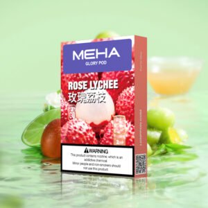 【玫瑰荔枝】Meha魅嗨煙彈、電子煙煙彈、通用一代主機、口感細膩