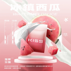 【冰鎮西瓜】KIS5鎧斯 5號電子煙煙彈,通用一代電子煙主機,三顆量裝,台灣現貨,口感絕佳