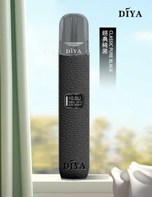 【經典純黑】DIYA 叮啞皮革電子煙主機 |通用一代SP2S、RELX、LANA等煙彈|台灣現貨|原裝正品