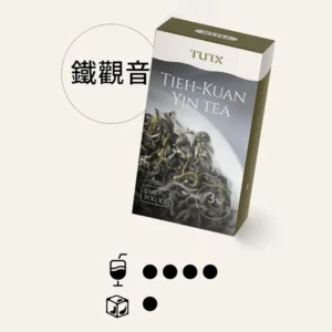 TUTX煙彈【鐵觀音】口味,通用一代電子烟主機,透明煙彈 ,三顆替換裝,口感更好